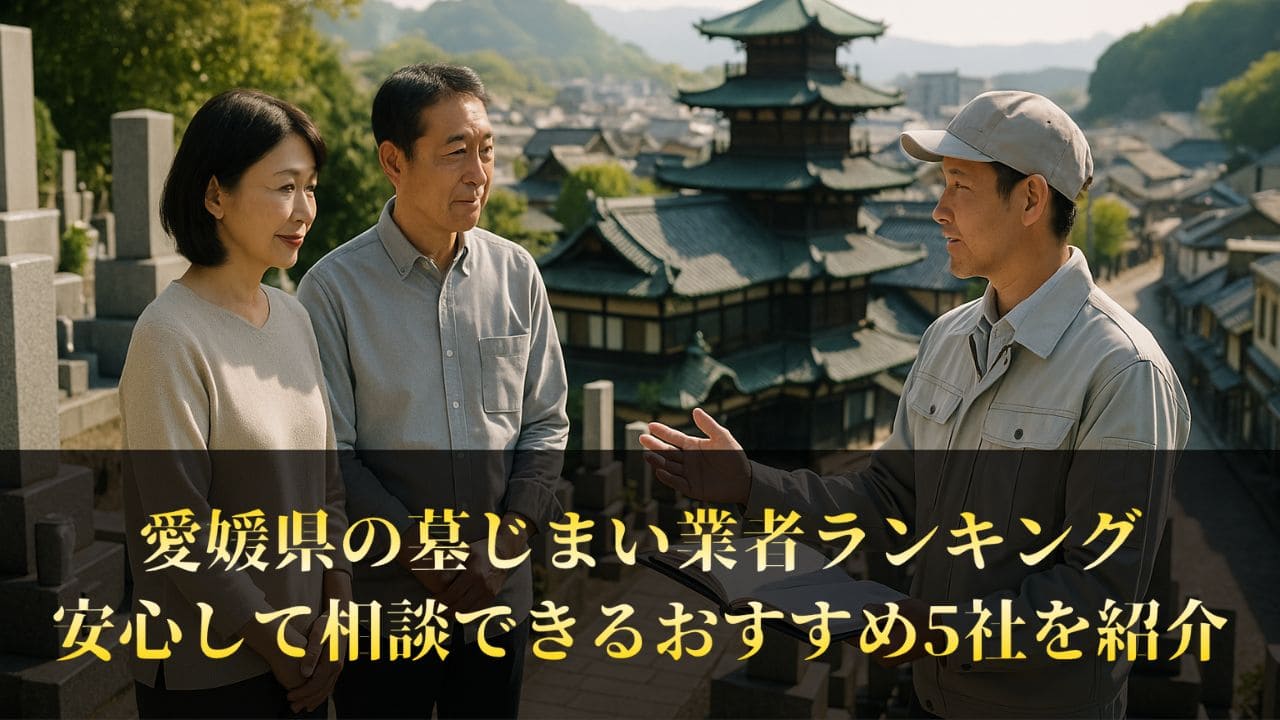 【愛媛県】墓じまい業者ランキング5選｜工事の評判が高い業者を紹介