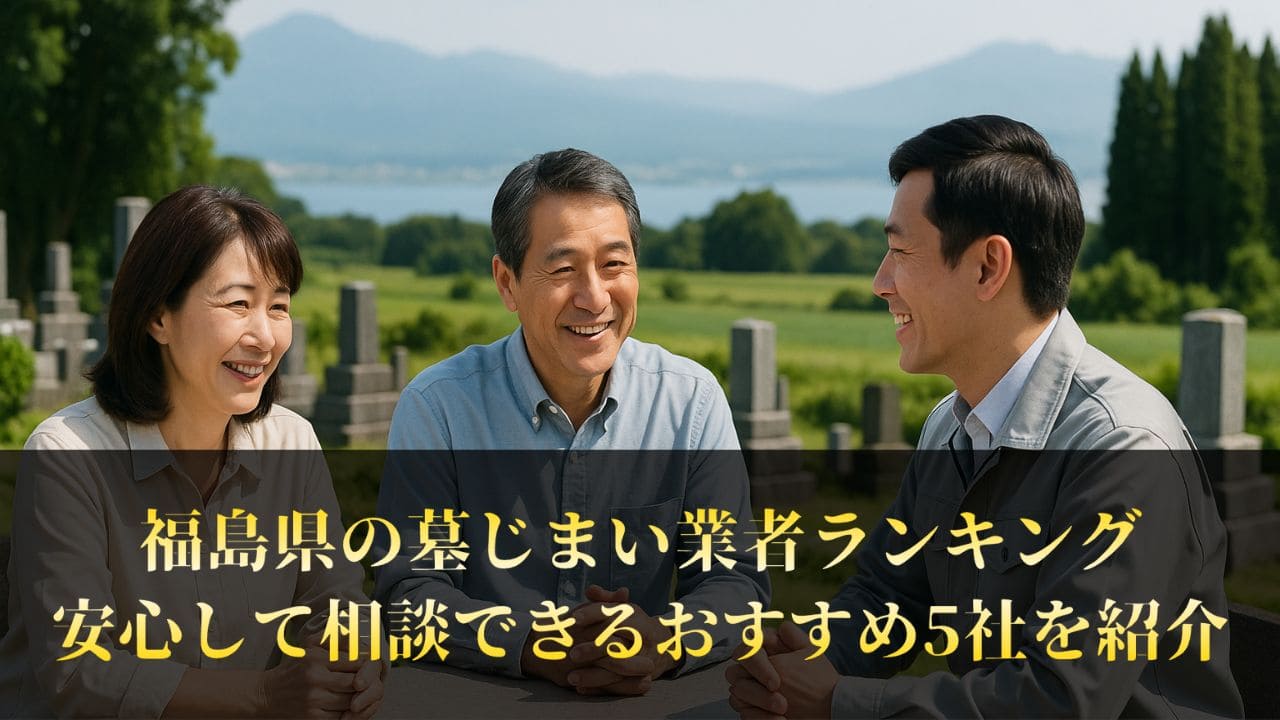 【福島県】墓じまい業者ランキングBest5｜おすすめの工事会社を厳選