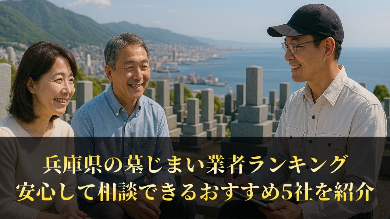 【兵庫県】墓じまい業者ランキング厳選5社｜評判重視で工事業者を選ぶ