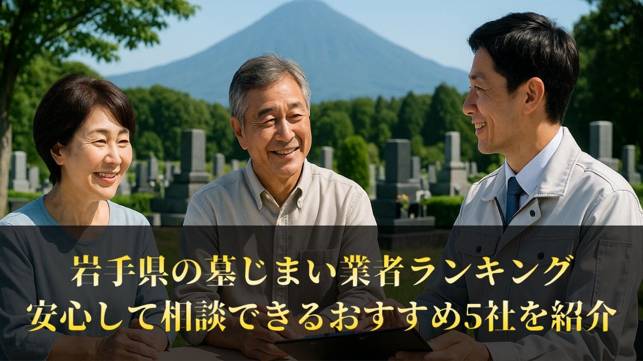 【岩手県】墓じまい業者ランキング5社｜工事の評判が高い業者を紹介