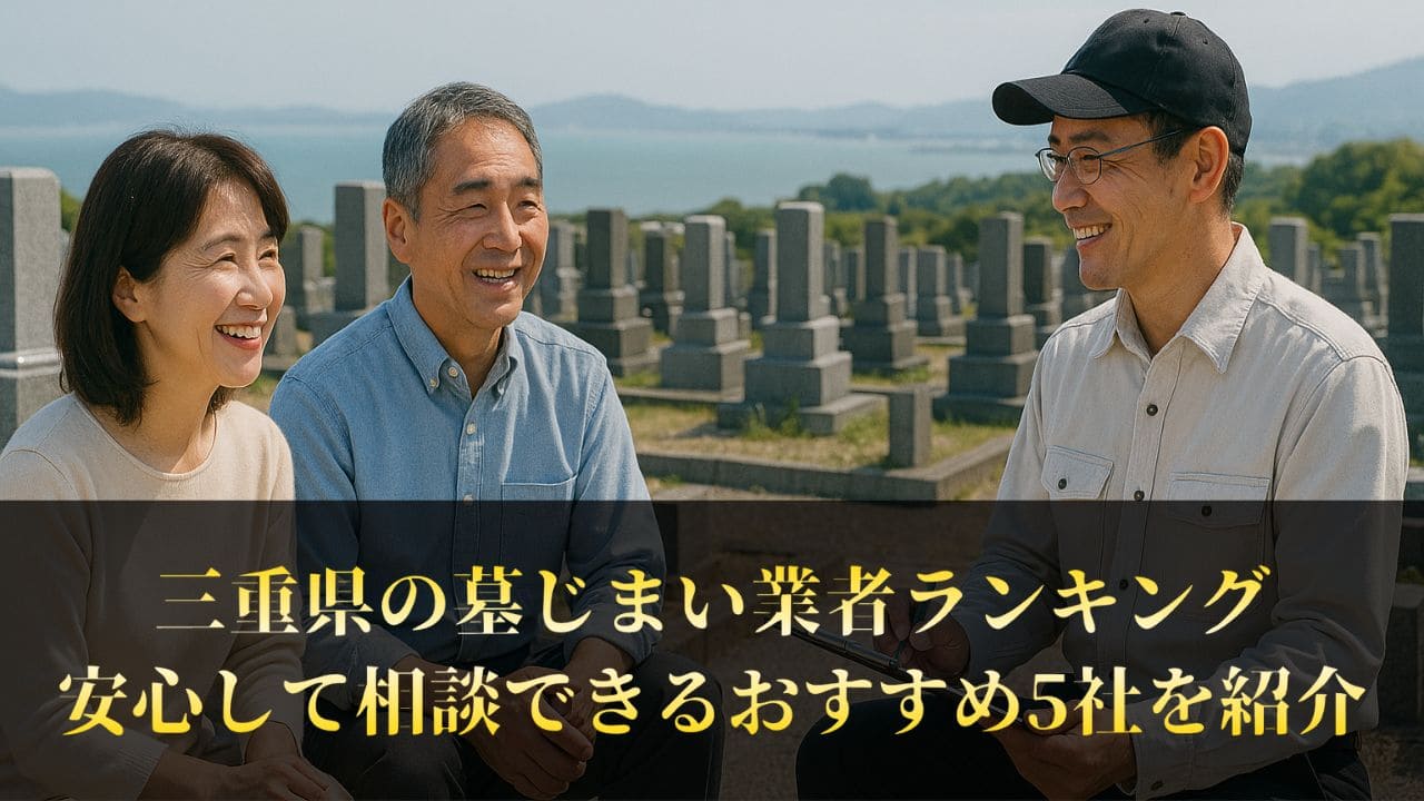 【三重県】墓じまい業者ランキング5社リスト｜工事の評判が高い業者を紹介