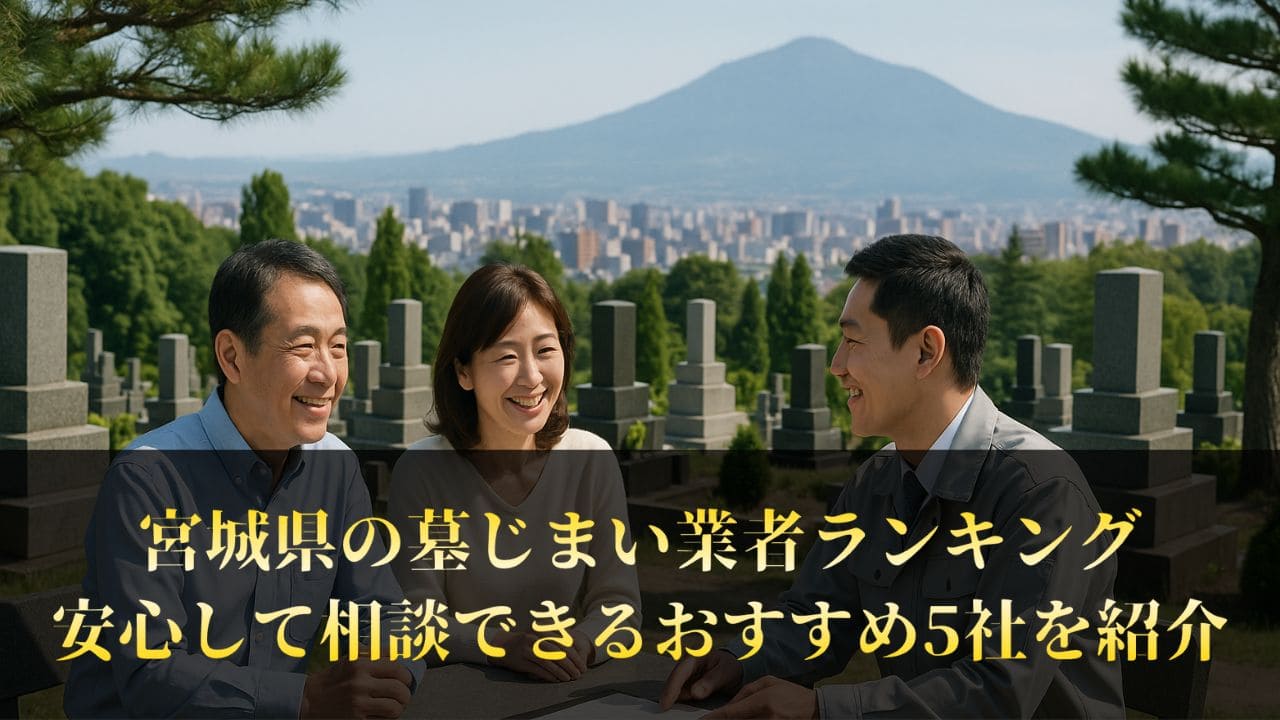 【宮城県】墓じまい業者ランキング5選｜工事の口コミをもとに厳選