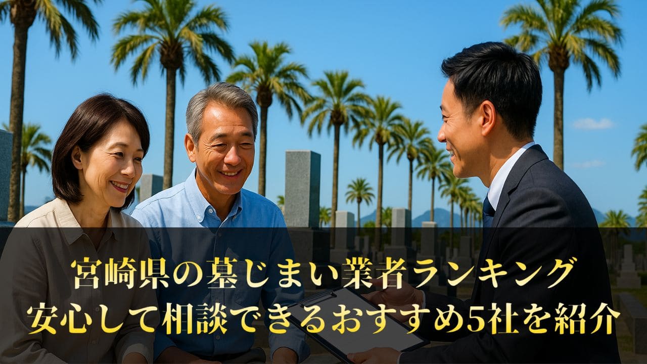 【宮崎県】墓じまい業者ランキング5社｜おすすめの工事会社を一覧でチェック