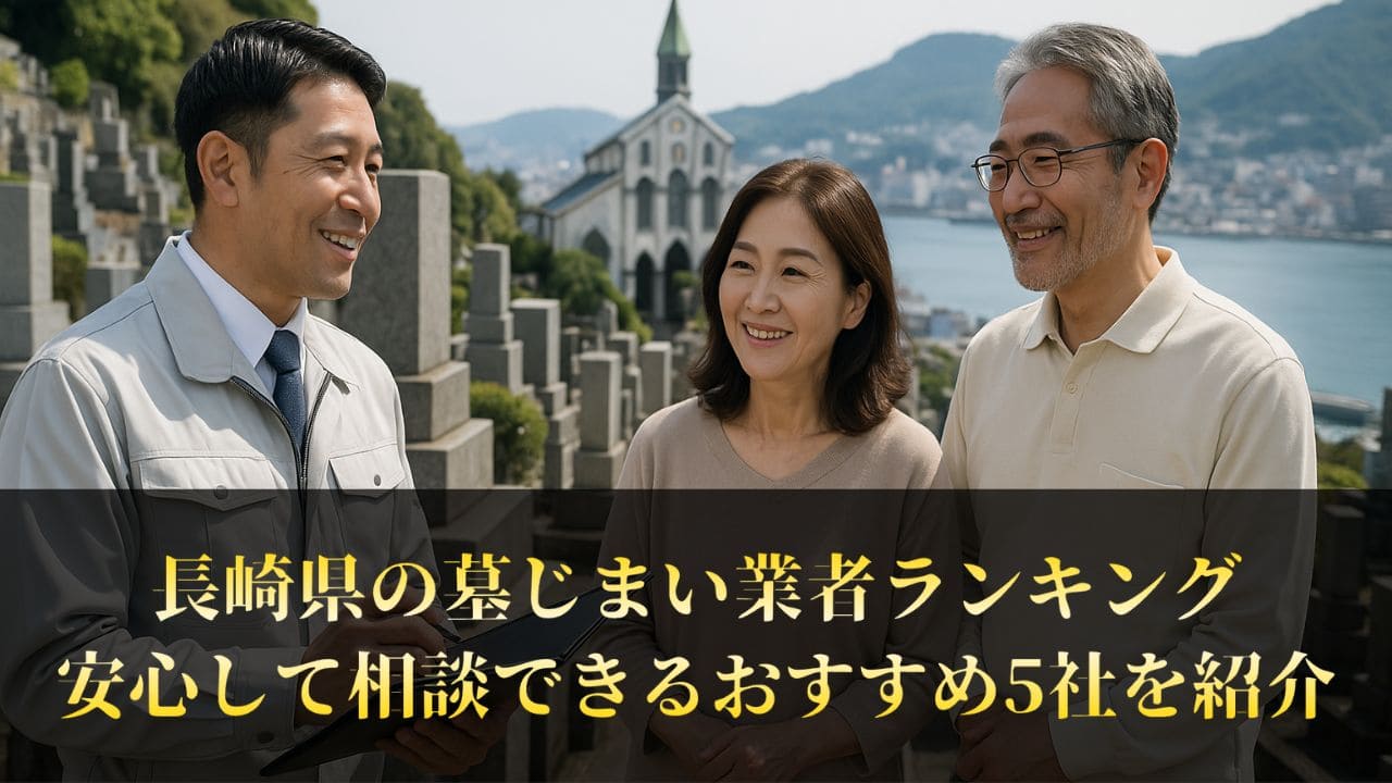 【長崎県】墓じまい業者ランキング5選｜おすすめの工事会社を紹介