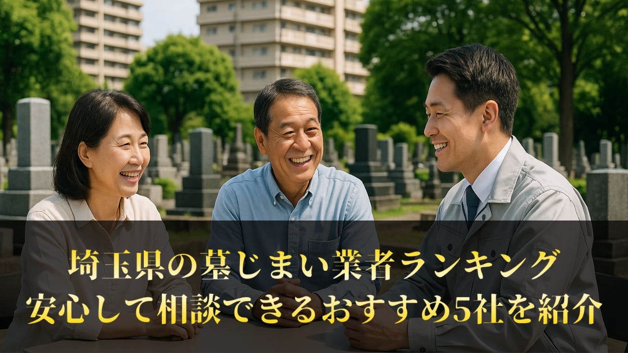 【埼玉県】墓じまい業者ランキングTop5｜口コミと工事内容をセットで比較