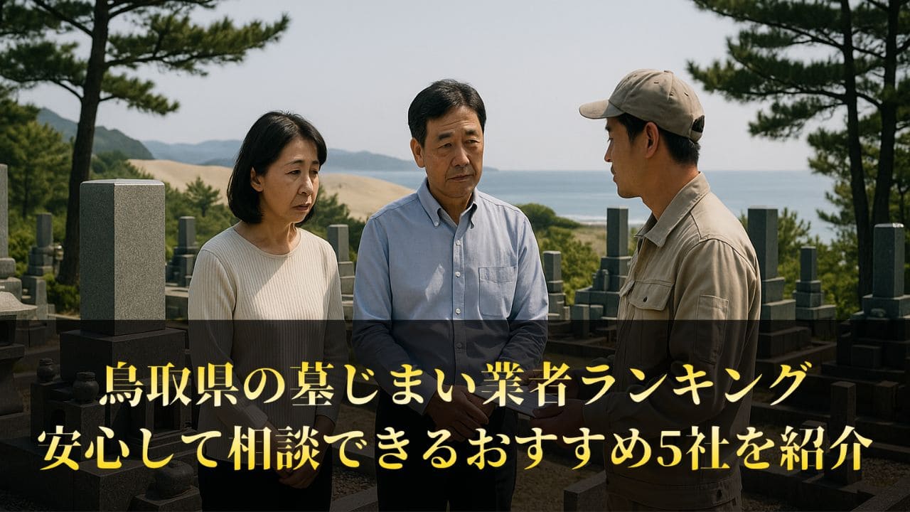 【鳥取県】墓じまい業者ランキング5社リスト｜評判で選ばれている工事会社