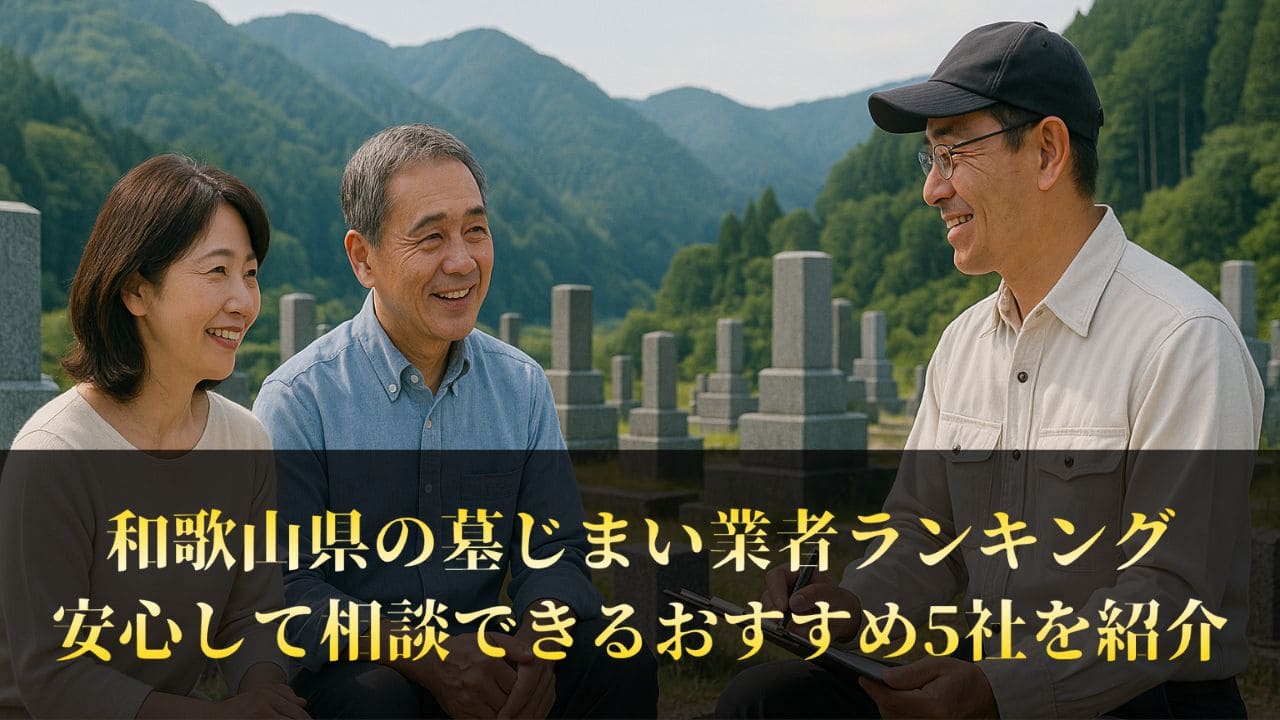 【和歌山県】墓じまい業者ランキング5社まとめ｜おすすめの工事業者を比較