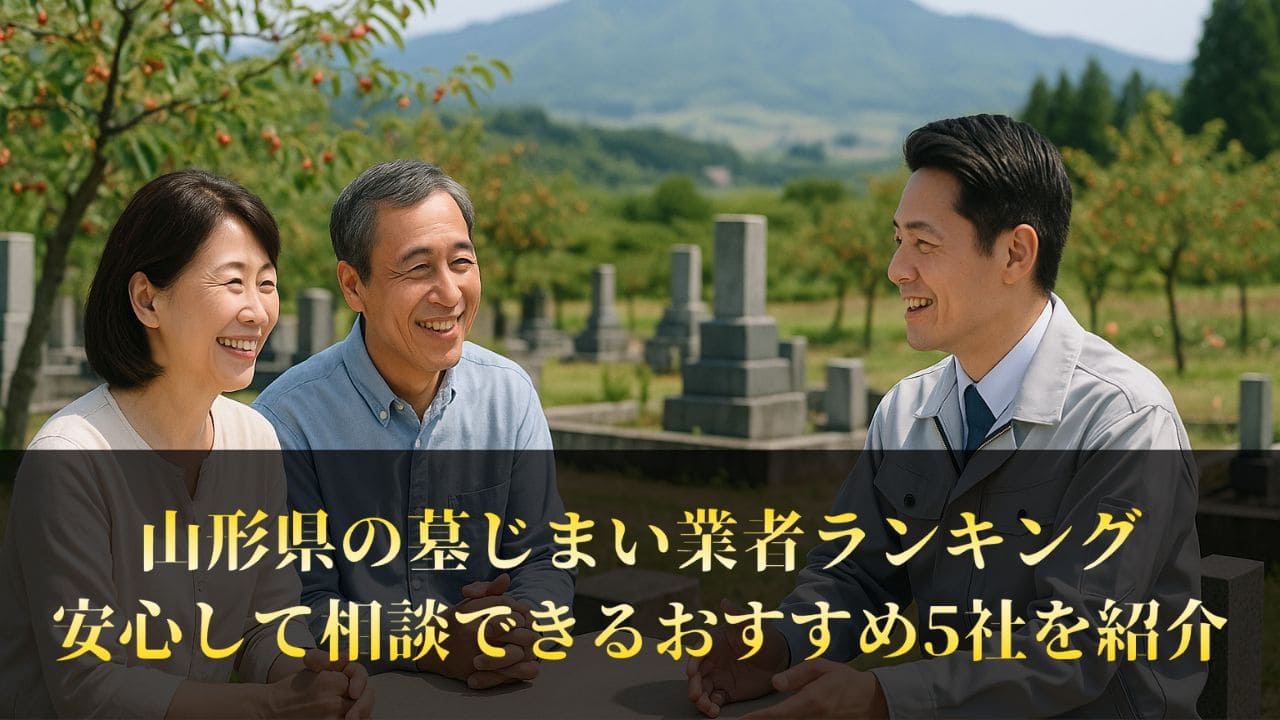 【山形県】墓じまい業者ランキングBest5｜工事の評判を徹底調査しました