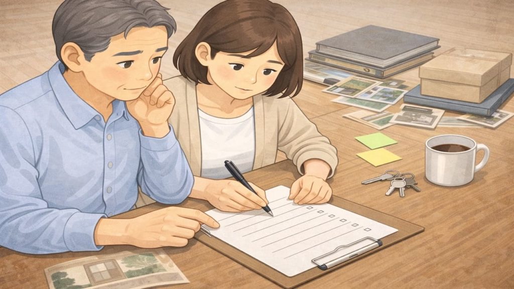 空き家の残す物を決める基準5つ【時間を溶かさない判断の型】