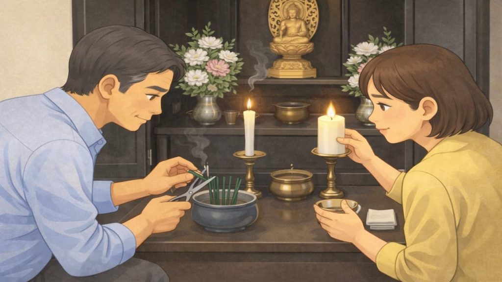 仏壇の火災リスクを減らす注意点5つ【線香ろうそく電源の安全管理】