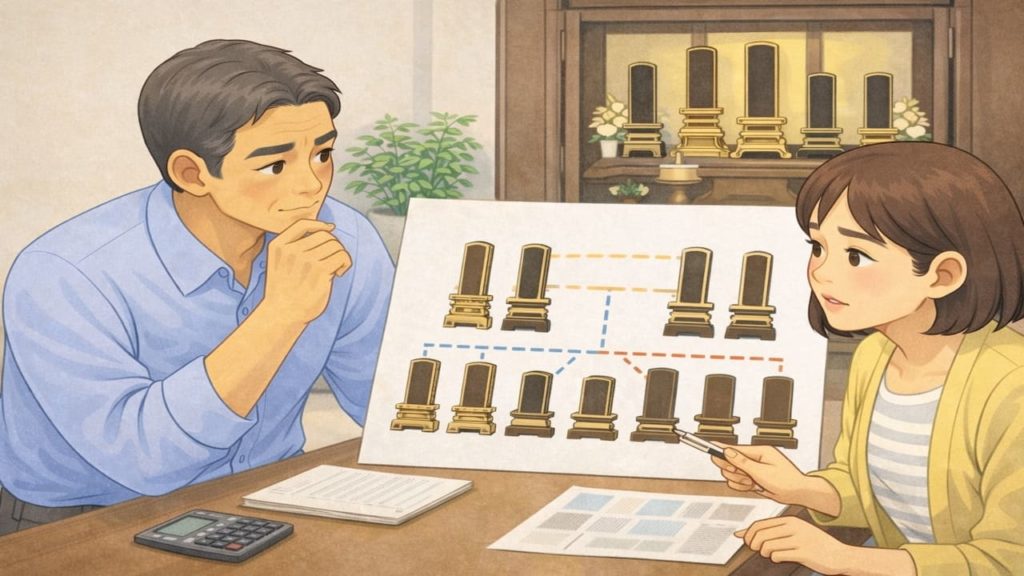 仏壇の位牌を整理する注意点5つ【残す数と並べ方で揉めない】