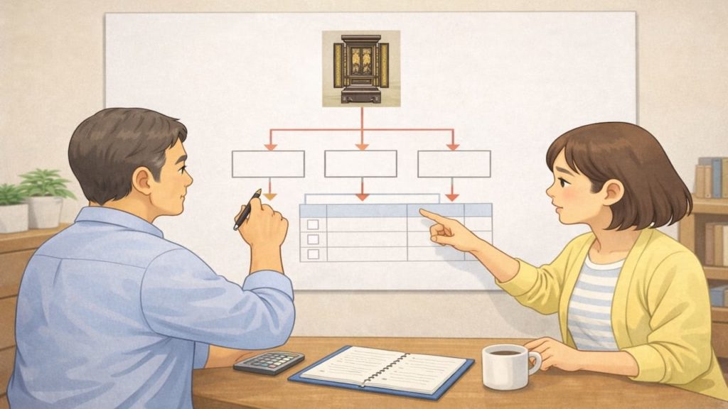 仏壇の相続で引き取れない時の対策5つ【押し付け合いを防ぐ決め方】