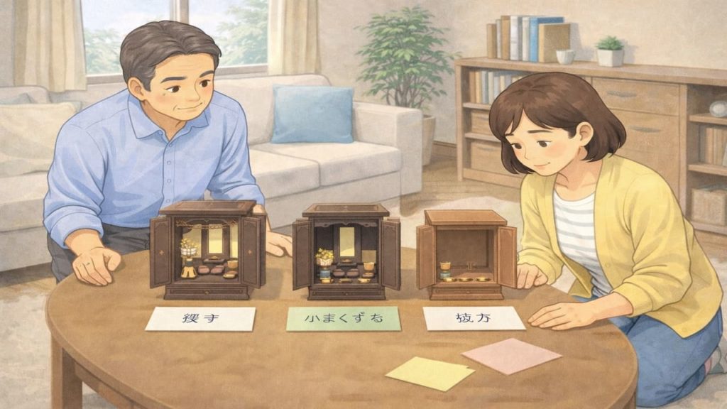 終活で仏壇をどうするか判断5つ【残す小さくする処分の流れ整理】