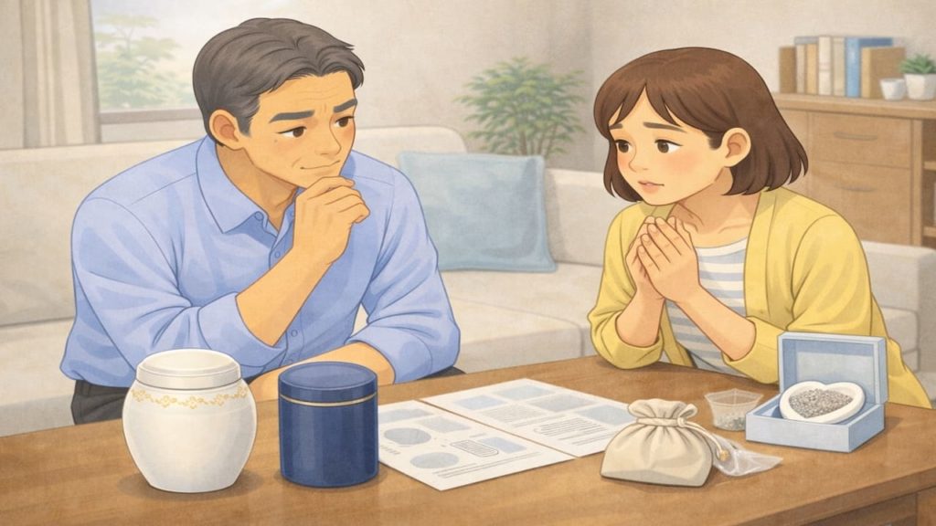 終活で手元供養を選ぶ注意点5つ【分骨と保管で揉めない決め方】