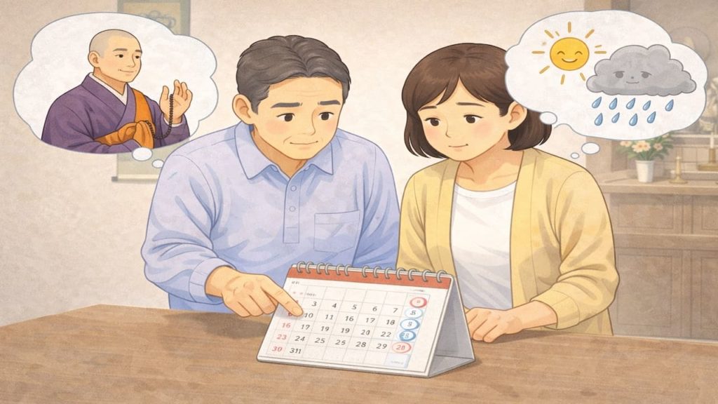 墓じまいに適した日はある？5つのチェック【法要・天気・家族予定の合わせ方】