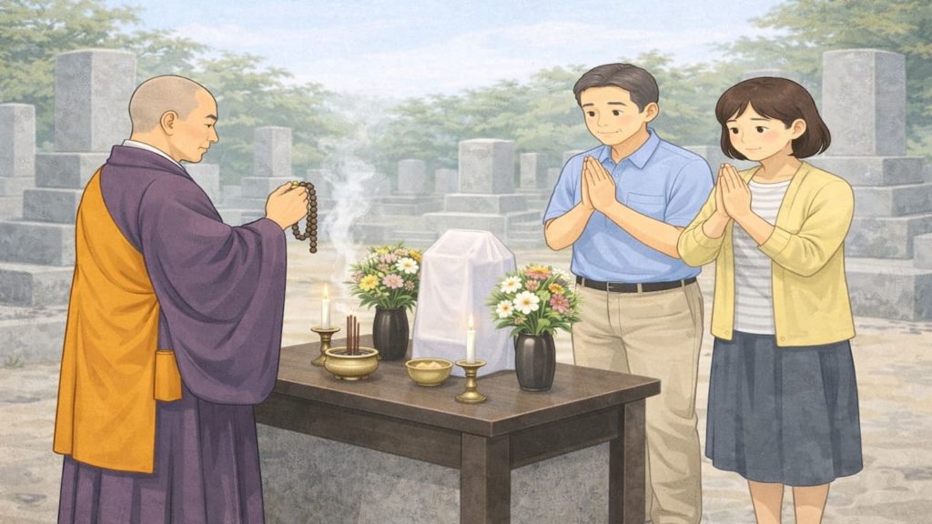 墓じまいでの儀式は何をするの？【閉眼供養と当日の流れ】