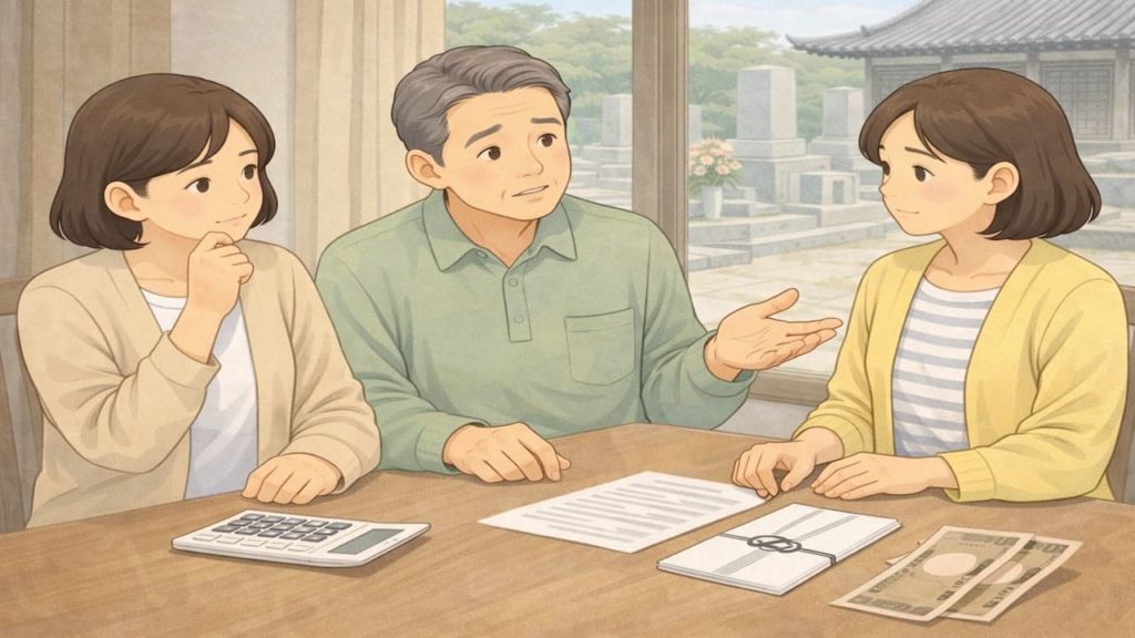 墓じまい費用を親族に相談する注意点5つ【切り出し方と順番】