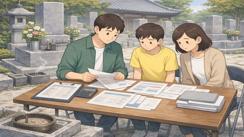 墓じまいはいくらが妥当？相場感をつかむコツ【平均と幅の見方を解説】