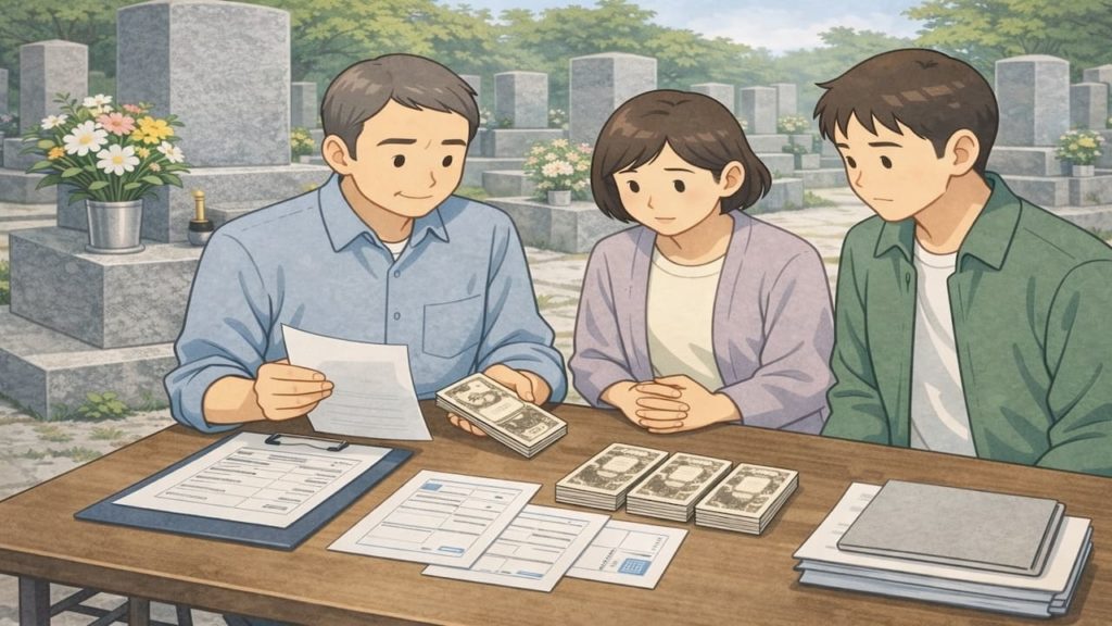 墓じまいで親戚とお金でもめない5つの整理術【負担の線引きを決める】
