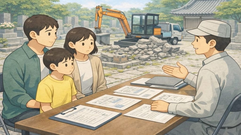 墓じまいの料金は何で決まる？【内訳と相場感を先に整理】