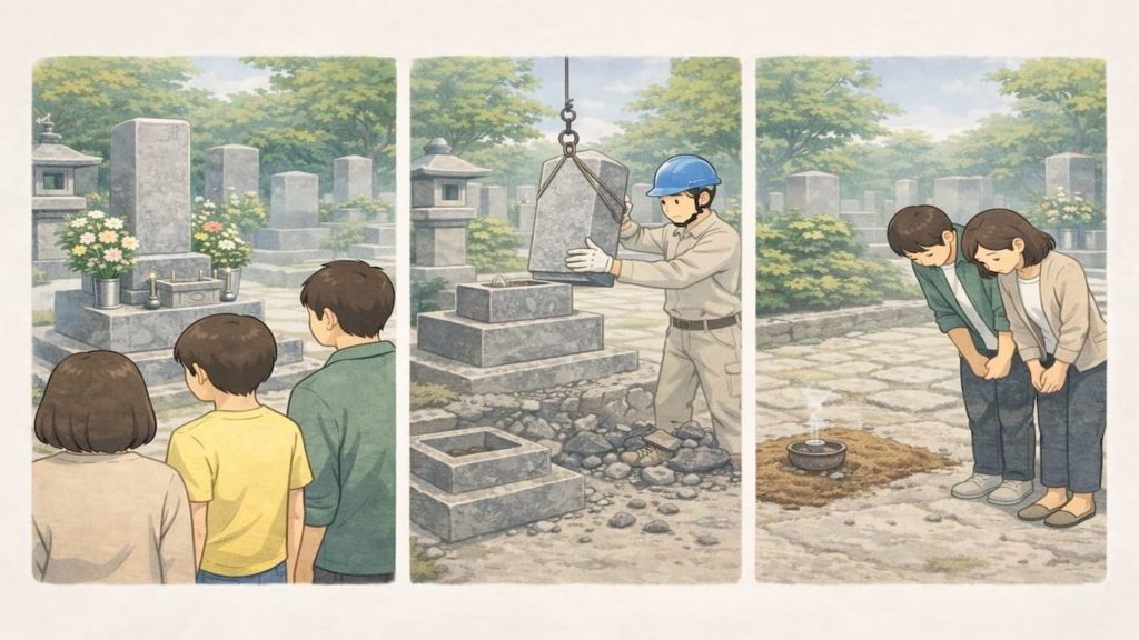 自分でできる墓じまい方法と業者依頼の分け方【手順と時間の目安】