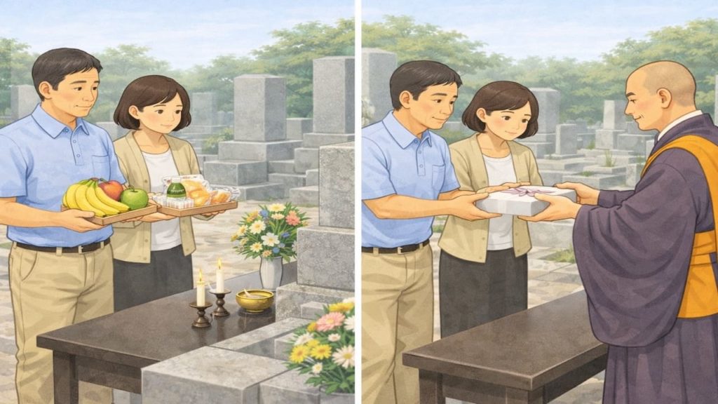 墓じまいのお供えとお返しは何が正解？【当日の流れで整理】
