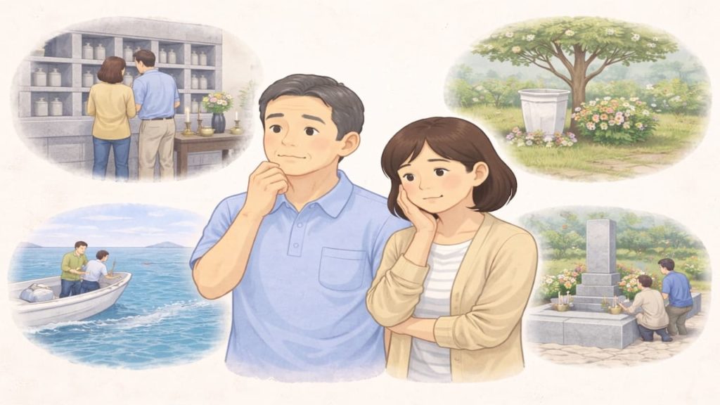 墓じまい後の遺骨はどこへ納めるのですか？【永代供養・納骨堂・樹木葬の選び方】