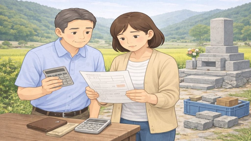 田舎の墓じまい費用を抑える工夫5つ【相見積もりと段取り】