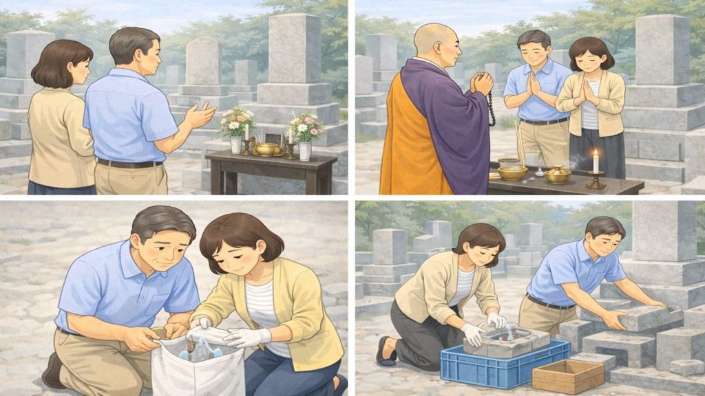 真言宗の墓じまい手順で迷わない5つの注意点【寺院との相談順】