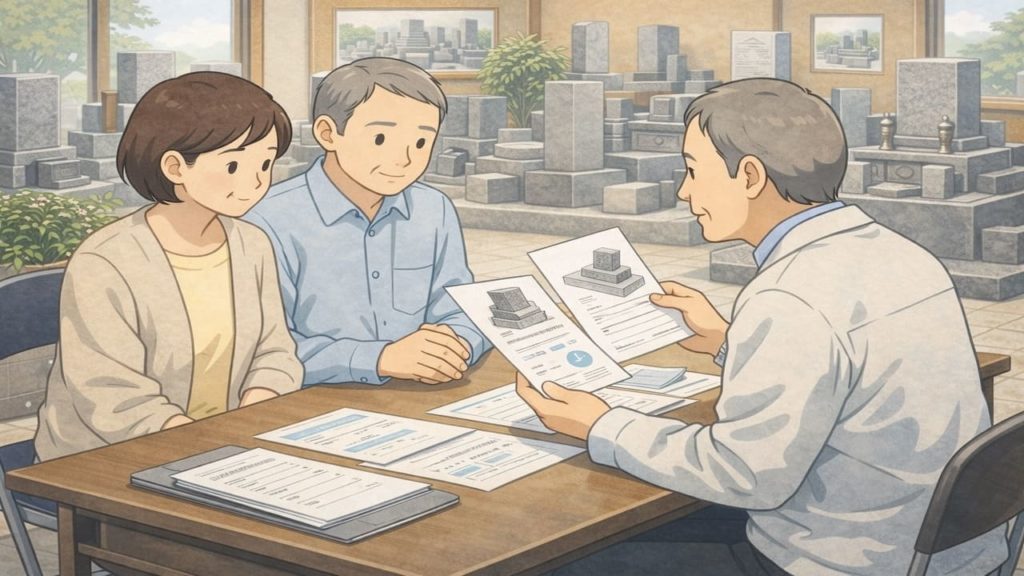 石材店に墓じまいを依頼する流れ【相談から契約まで】