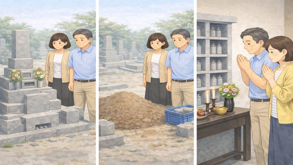 墓じまいしたらどうなる？5つの流れ【撤去から納骨まで】