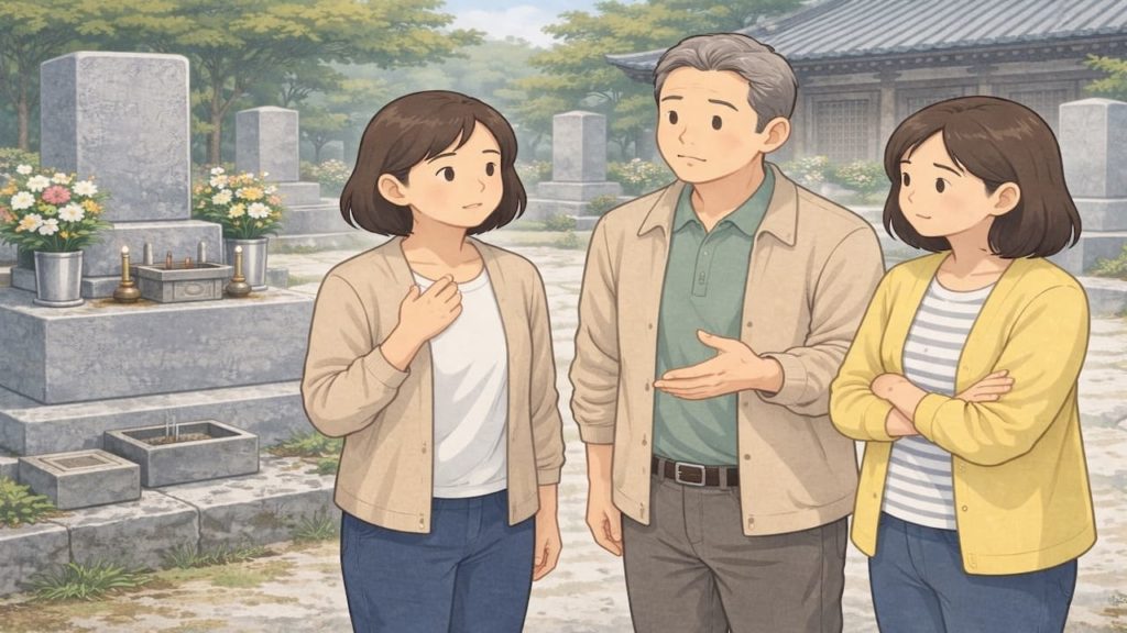 墓じまい誰がやる？決め方の5つのチェック【施主・名義人・親族の役割】