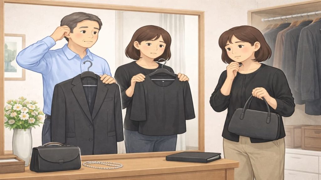 初盆の服装は何を着る？失礼を避ける【男女別の基本と季節の注意】