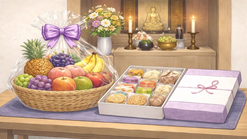 初盆のお供えは何がいい？選び方【相手別の相場と渡し方】
