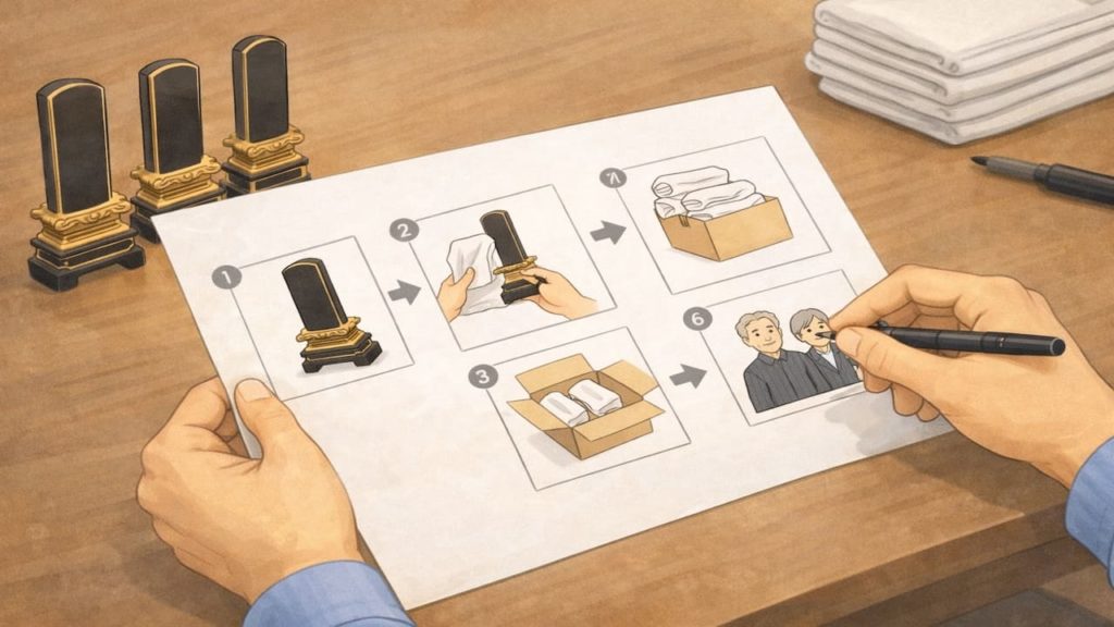 位牌を子どもに押し付けたくない対策5つ【自分の代で片づける手順】