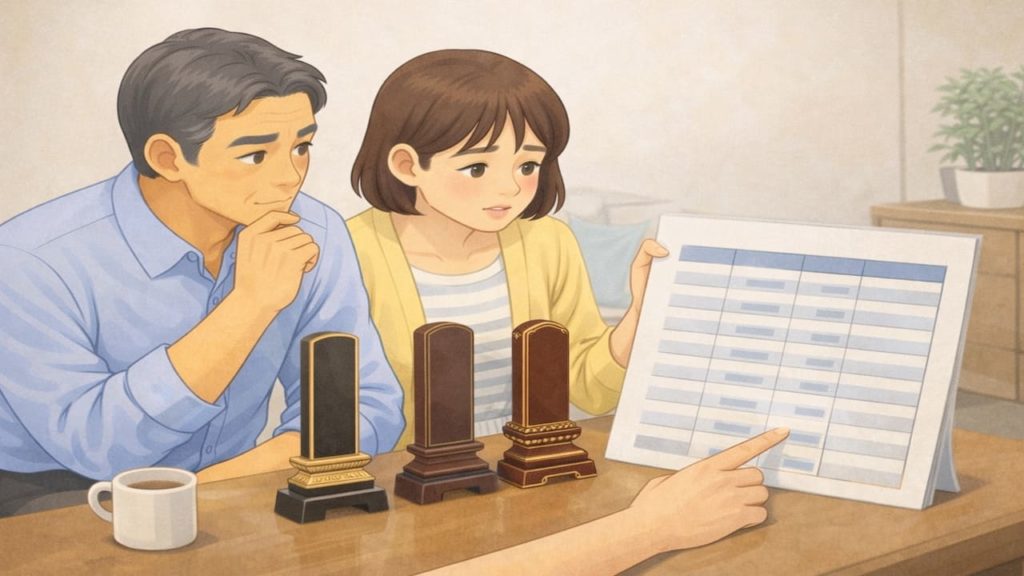 位牌の供養料はいくら？5つの確認【相場より納得感で決める】