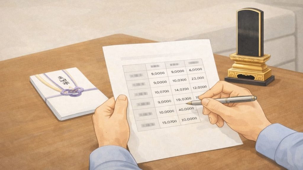 位牌の閉眼供養のお布施は？5つの目安【包み方と言い方も整理】
