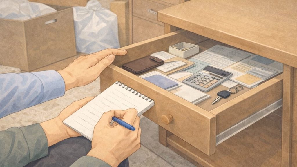 遺品整理で通帳が見つからない時の対策5つ【金融機関の手続き順】