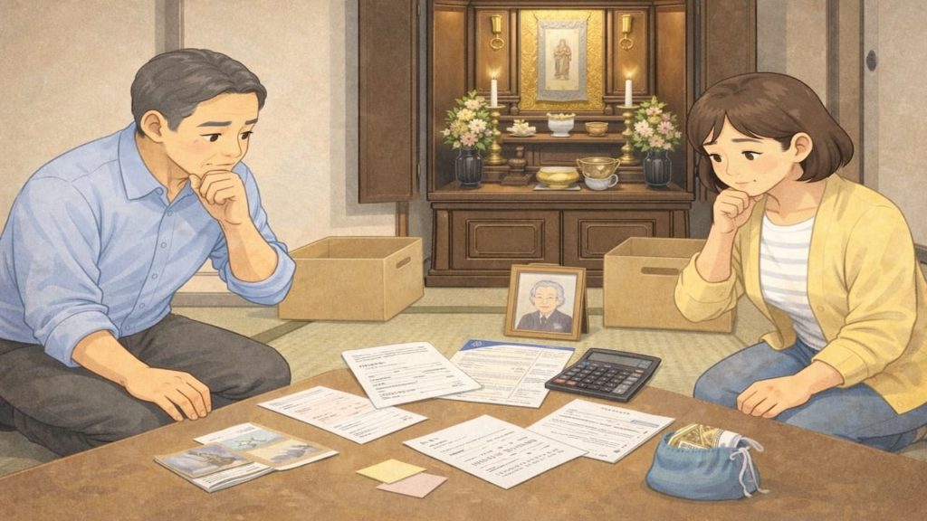 遺品整理の仏壇をどうする？5つの判断【残す小さくする処分の流れ】