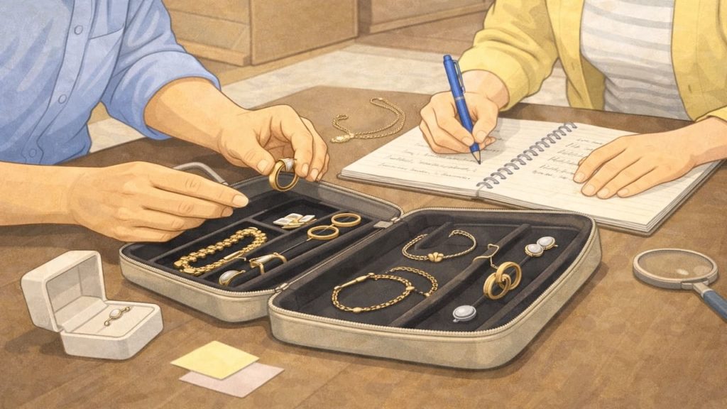 遺品整理で貴金属を扱う注意点5つ【紛失防止と記録の取り方】