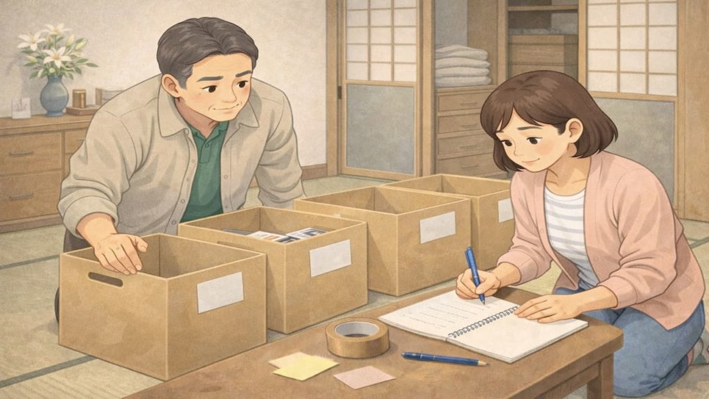 遺品整理は何から？5つの順番【家族で揉めない進め方と準備】