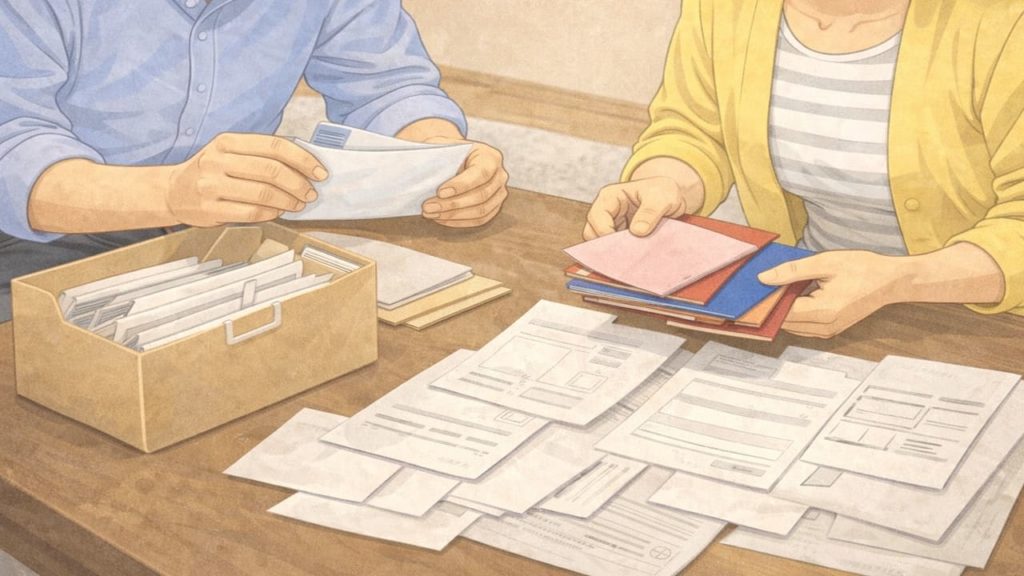 遺品整理で年金の書類を探すコツ5つ【未支給と手続きの全体像】