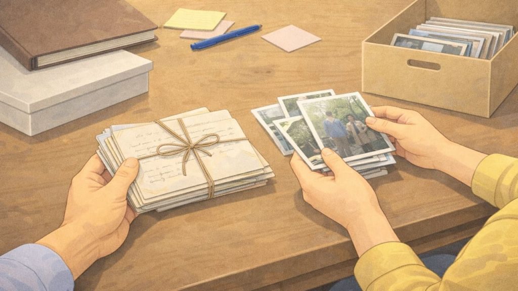 遺品整理の写真や手紙を整理するコツ5つ【思い出を残して進める方法】
