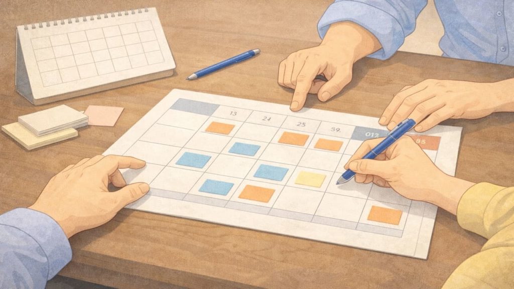 遺品整理のスケジュールを組むコツ5つ【週末だけでも終える計画】