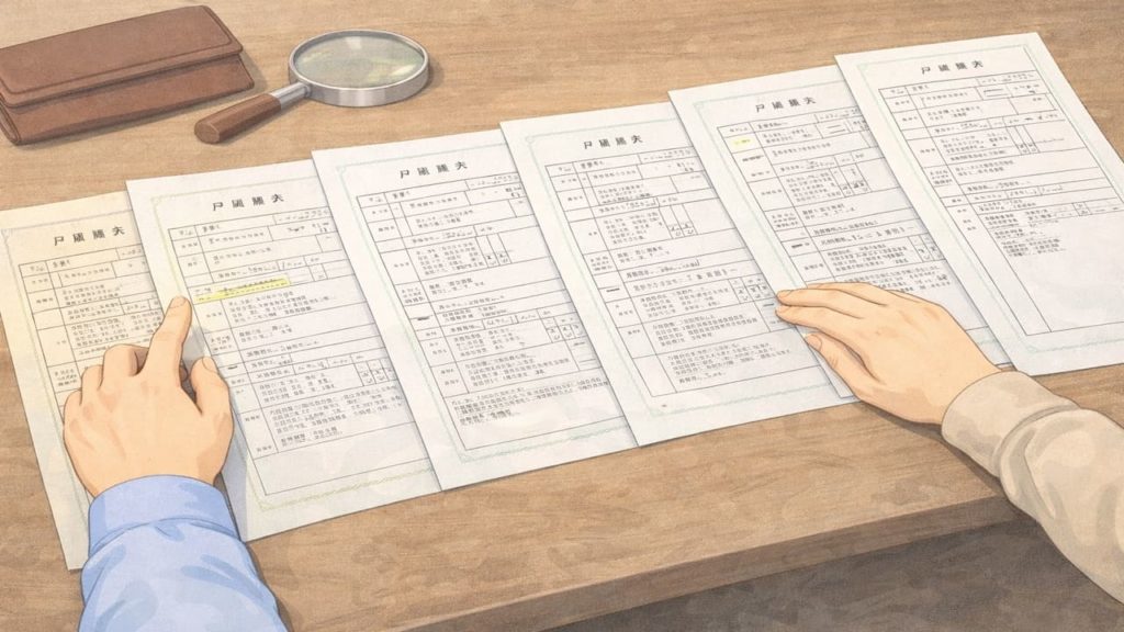 相続で必要な戸籍の範囲は？【出生から死亡までの集め方】