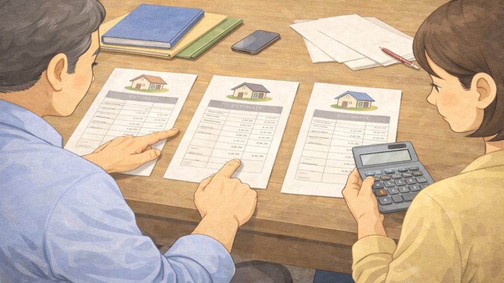 実家の解体費用を抑える工夫5つ【見積もり比較と交渉の要点】