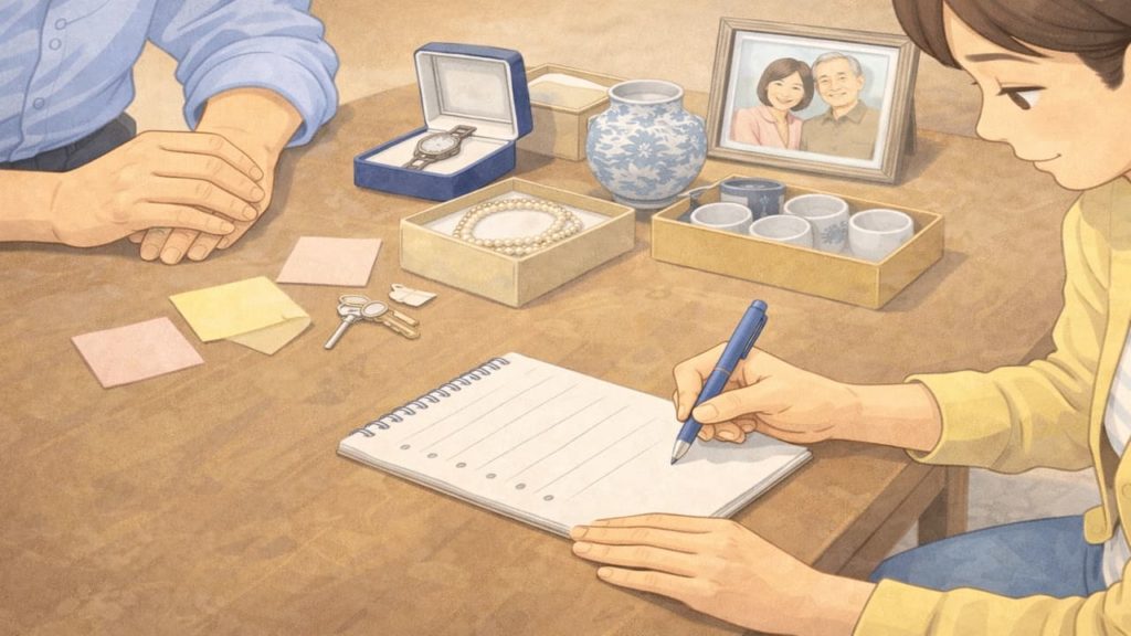 実家の形見分けで揉めないコツ5つ【持ち帰る前に決めるルール】