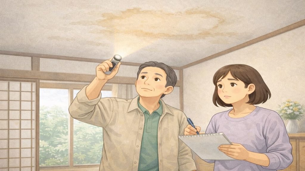 実家の雨漏りを放置するリスク5つ【修繕判断が遅れると詰む理由】