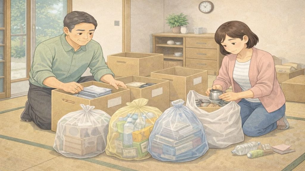 実家の残置物処分で損しないコツ5つ【見積もり比較と分別の要点】