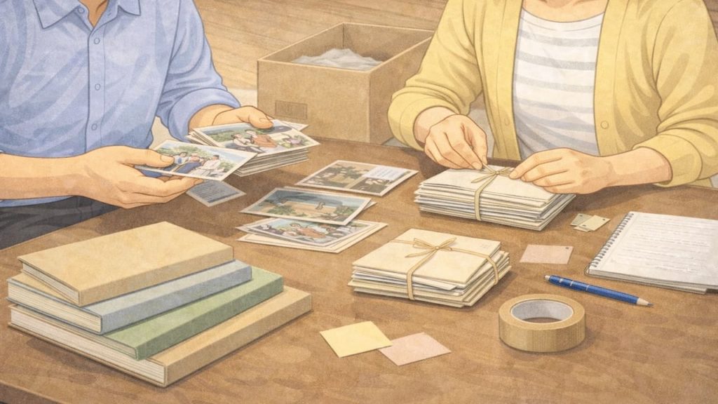 実家の写真や手紙を整理するコツ5つ【思い出を残して進める方法】